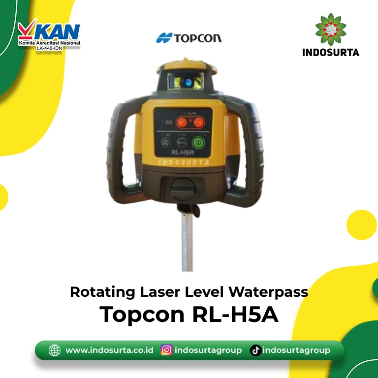 Jual Rotating Laser Level Waterpass Topcon RL-H5A Indosurta