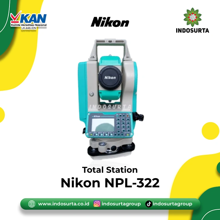 Jual Total Station Nikon NPL-322 Indosurta
