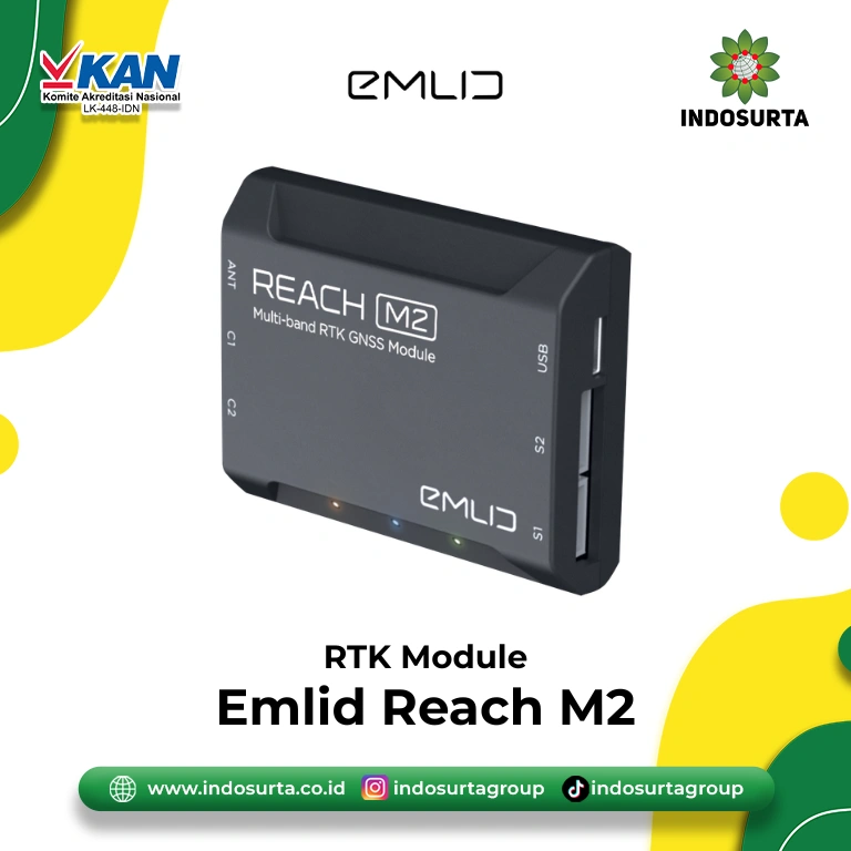 jual GPS Geodetik GNSS RTK Module Emlid Reach M2 Indosurta