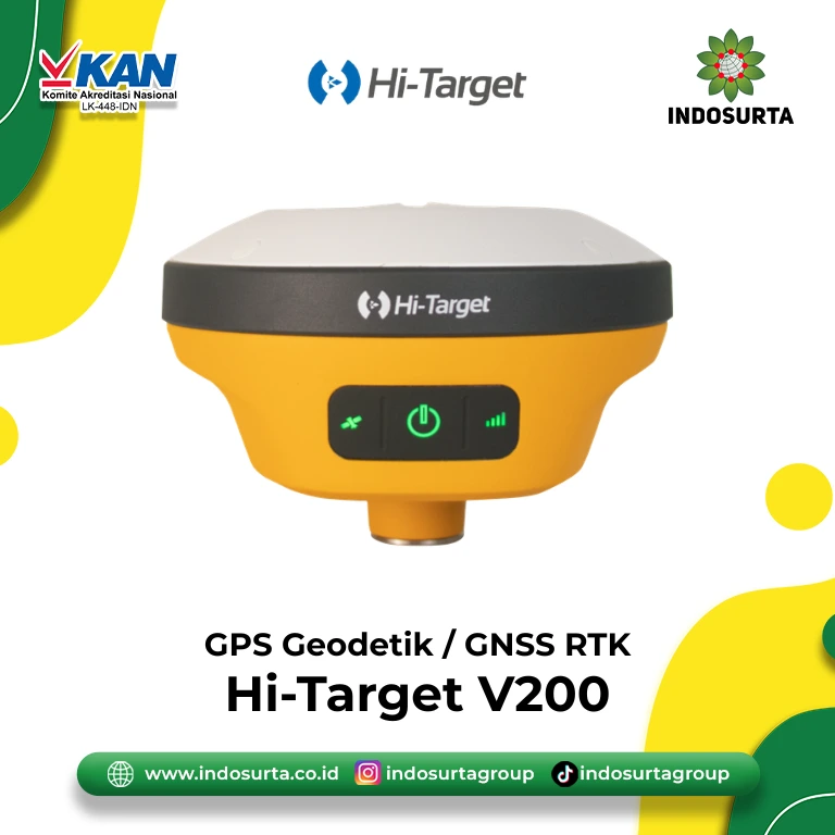 Jual GPS Geodetik GNSS RTK Hi-Target V200 Indosurta