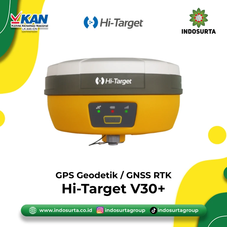Jual GPS Geodetik GNSS RTK Hi-Target V30 Plus Indosurta
