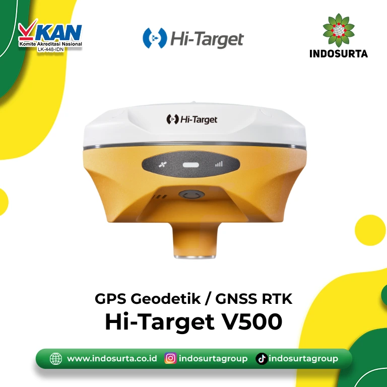 Jual GPS Geodetik GNSS RTK Hi-Target V500 Indosurta