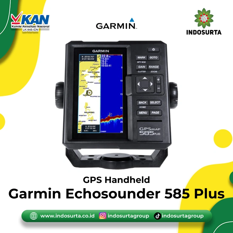 Jual GPS Handheld Navigasi Garmin Echosounder 585 Plus Indosurta
