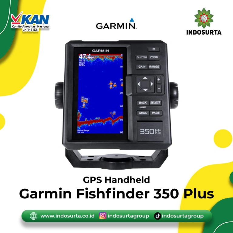 Jual GPS Handheld Navigasi Garmin Fishfinder 350 Plus Indosurta