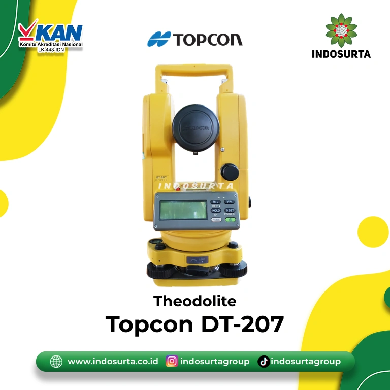 Jual Theodolite Topcon DT-207 Indosurta