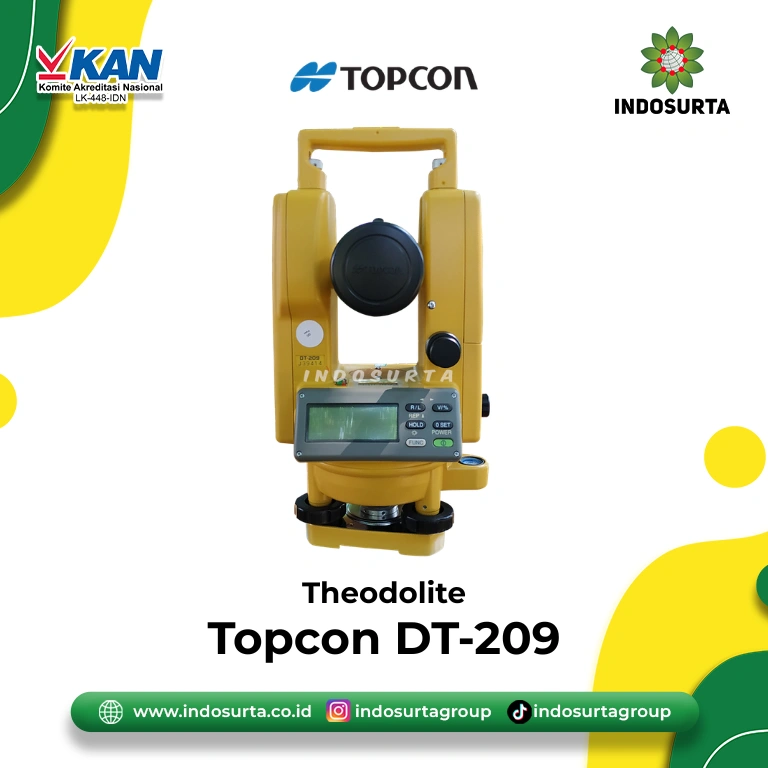 Jual Theodolite Topcon DT-209 Indosurta