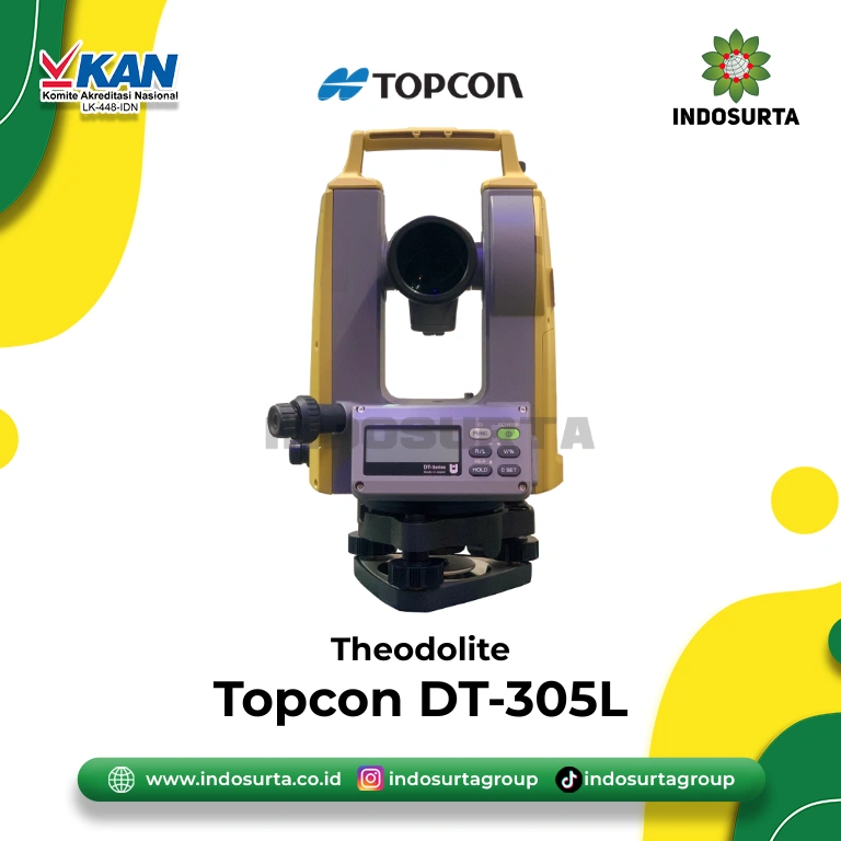 Jual Theodolite Topcon DT-305L Indosurta