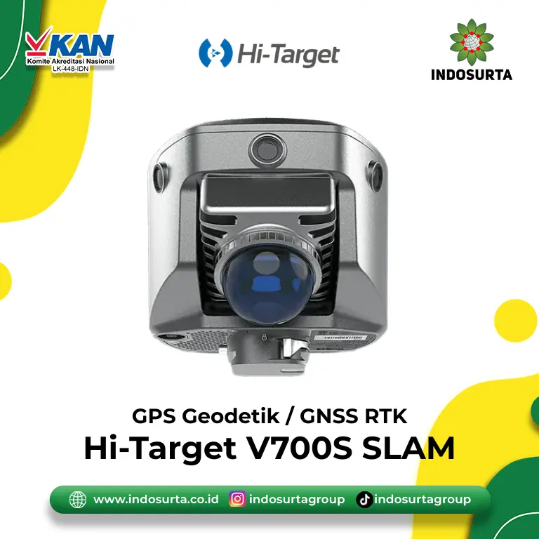 Jual GPS Geodetik GNSS RTK Hi-Target V700s SLAM Scanner Indosurta