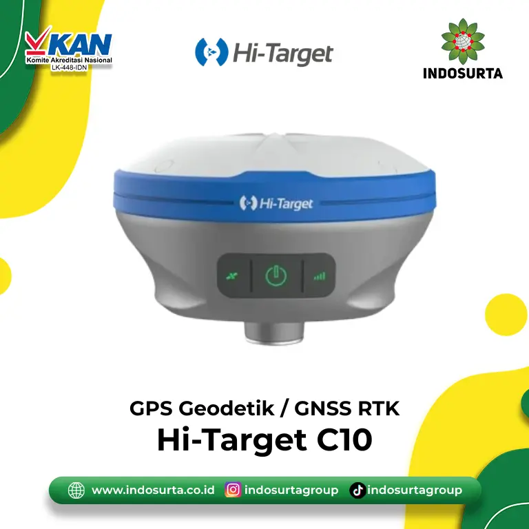 Jual GPS Geodetik GNSS RTK Hi-Target C10 Indosurta