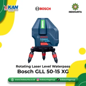 Jual Rotating Laser Level Waterpass Bosch GLL 50-15 XG Indosurta