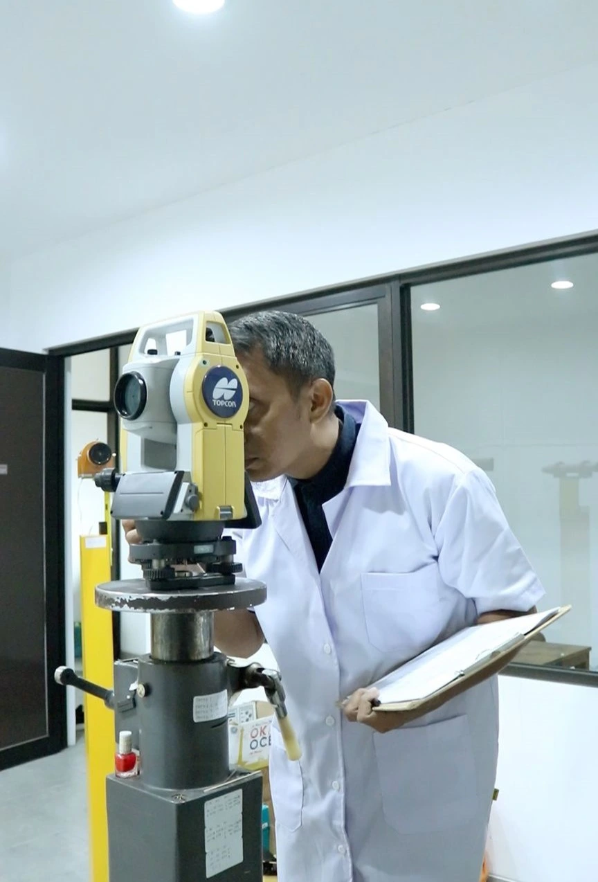 Kalibrasi Total Station di Jakarta Hasil Memuaskan