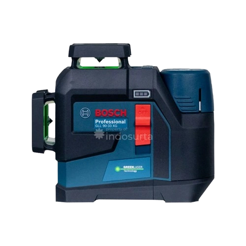 Jual Laser Level BOSCH PRO GLL 90 33 XG tampak samping Indosurta