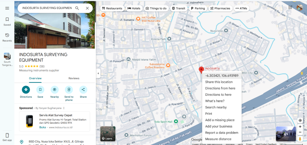 Cara Menentukan Koordinat di Google Maps lewat HP dan Laptop
