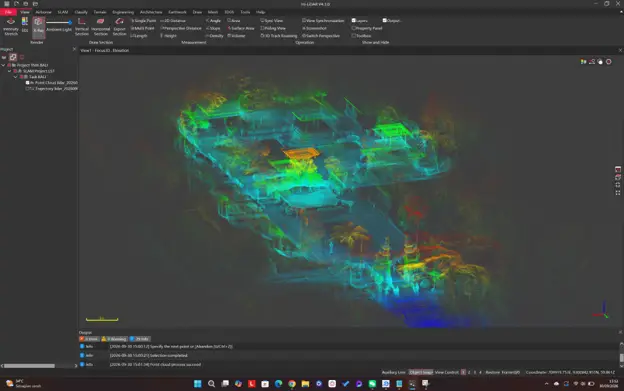 Pengolahan 3DGS di Hi-Lidar